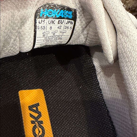 HOKA ONE ONE Stinson 7 'White Evening Primrose Size 9.5 - Picture 9 of 10